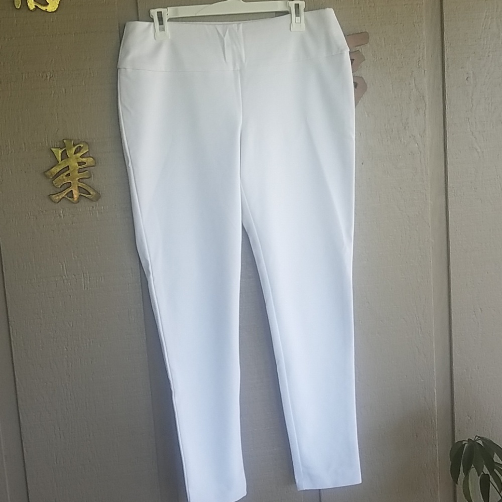 Soho white skinny pants